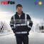 Breathable waterproof high visibility softshell jacket
