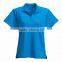 wholesale custom women's polo t shirt, polo shirt embroidery 100% cotton