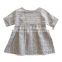 High quality kids clothing frock design girls dress names with pictures children clothes summer linen dress