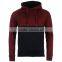 Custom Designs Two Color Plain Cotton Hoodie For Men