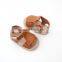Hotcake Brown Toddler Moccasin Shoes Boy Sandal Shoes