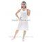 Mature Women Sexy Transparent Nighgown V-neck Dress