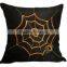 Spider Pillow Cover Spider Web Pillow Pop Art Halloween Decor Pillows Black Orange Pillow Cartoon Pillows Boys Room Decor