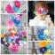 Wholesale Boutique Baby Girl Toddler Elastic Hair Band Shabby Chic Flower Headbands