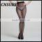 Warp seamless fishnet stockings black jacquard silk stockings ultra-thin sexy pantyhose