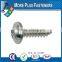 Made in Taiwan DIN 968 C 450 HV BN 14072. Pozi Pan Head Tapping Screw with Collar Form Z and Cone End Type C Steel Case Hardened