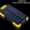 solar power bank led waterproof solar mobile phone charger