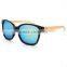 fashion UV400 natural bamboo sunglasses PC frame AC smoke lenses sunglasses RT8809