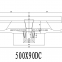 Резина-трасса DC500*90*53 для комбайна Kubota DC70