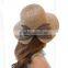 B40092A Hot sale mother and children foldable straw beach hats
