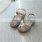 B20354A 2017 new fashion baby sandals soft sole preety floral sandals girls hollow out sandals