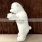 Customized realik stand polar bear stuffed plush toys for kids
