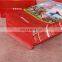 Printed Plastic Packaging Bag with flat bottom With Good Sealability