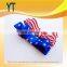 Popular Star And Stripe Stye Mini Hair Bow/barrette/hair Pin Girl