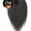 Yaki Straight Front Lace Human Hair Wigs Bouncy And Soft 18 Inches