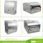 China bathroom accessories 304 stainless steel auto cut toilet paper roll holder storage