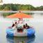 Cheap round water dinner leisure sightseeing fishing barbecue boat price