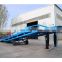 7LYQ Shandong SevenLift 10t adjustable support legs mobile yard hydraulic unloading trucks access floor ramp