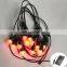 RGB Solar Powered LED String Light 6W with 3V Solar Panel 10pcs sockects for Home Garden Use