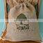 silk screen printed jute craft bags,Jute / Burlap drawstring backpack