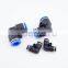 10pcs a lot one touch L type air elbow plastic pneumatic fittings 14mm 16mm quick hose connector PV-14/16 right angle pipe joint