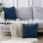 Soft Velvet Solid Cushion Covers With Pom-poms for Couch Bedroom Car