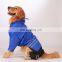 Pet dog Apparel large dog raincoat clothes Waterproof golden retriever