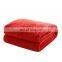 TEX-CEL OEM Worm touch Super Soft Polyester Winter Red Flannel Fleece Blanket
