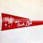 Promotional felt pennants flag with customized printing logos for decoration