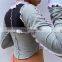 Hot Selling Women Sexy Crop Top Long Sleeves Contrast Stitching Fashion Slim T-shirt