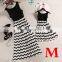 2019 New Summer Mother And Child Dress ZIGZAG PRINT GIRLS LONG DRESSES (this link for KIDS)