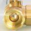 Copper NPT BSP Thread Female 1/2" 1" 3 Way Brass Ball Valve With Handle