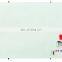 Custom colored tempered glass writing board glass magnetic board