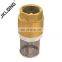 J5001 Forged Brass bronze non-return  Spring Check Valve with Net apollo valve