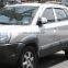 Chrome door visor side window deflector shade sun rain shield silver strips guard for Hyundai Tucson