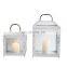Lanterns Decorative Metal European Hexagon Metal White Home Or Garden Moroccan Lantern