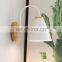 Nordic minimalist modern macaron curve led wall lamps for decoration