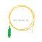 Tanghu Yellow jacket 0.9mm 9/125 SM simplex SC APC/PC tight buffer fiber optic pigtail CATV FTTH