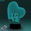 Love Heart 3D Atmosphere Night Light Fantastic Creative New Designs