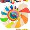 Educational Grimms Natural Wooden Stacking Toys Large Rainbow Building Blocks for Kids