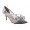 Women fancy bow tie high quality design med heel pointed toe pumps sandals other shoes color are available