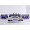 1+2+3 Luxury LED lights modern leather lounge sofa set design home furniture
