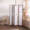 Living room decorative movable wooden screen 4-leaf folding room divider
