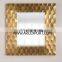 brass metal wall mirror