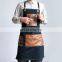 Satisfaction Guaranteed Hair Dresser Stylist Men Korean Black Custom Salon Canvas Barber Apron