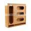 Bamboo kitchen drawer organizer ziplock bag storage organizer  bamboo for drawer