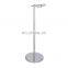 Household Stainless Steel Free Standing Tissue Paper Roll Holder paper towel rack for bathroom toilet paper holder