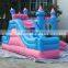 Prince and princess theme kids game outdoor jumping bed inflatable bouncy castle for playground