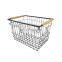 Metal wire Iron storage organizer kitchen basket