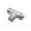 wholesale SS304 SS316 Galvanized Carbon Steel Pipe Fittings Quality 3 Way Elbow Hydraulic Tee